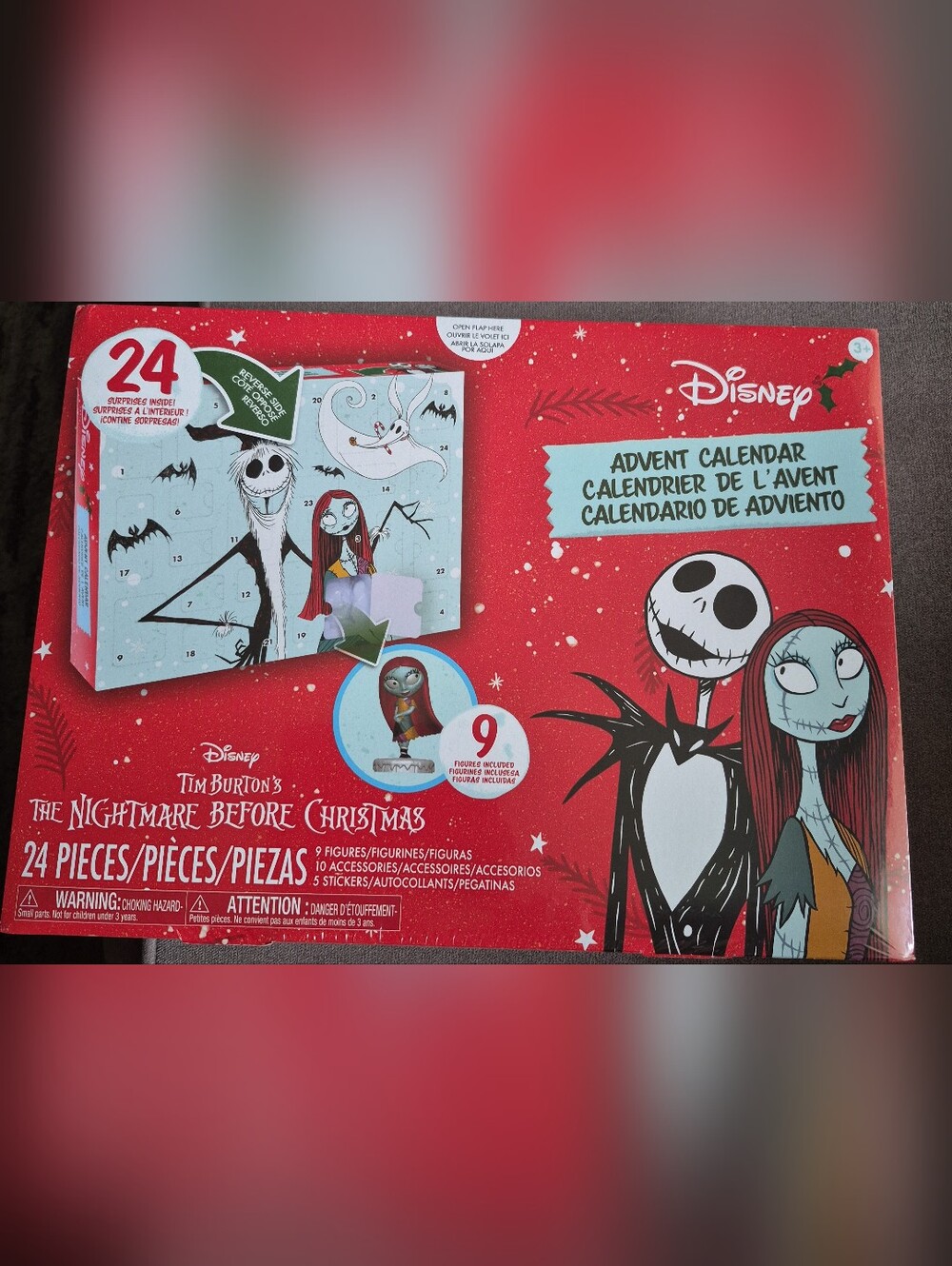 Disney The Nightmare Before Christmas Advent Calendar New/Sealed
